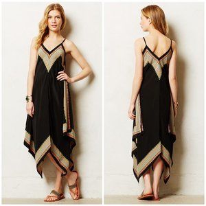 NWOT Anthropologie Estrella Maxi Silk Dress